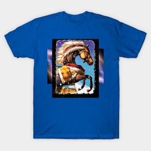 Jumping Horse Anime T-Shirt